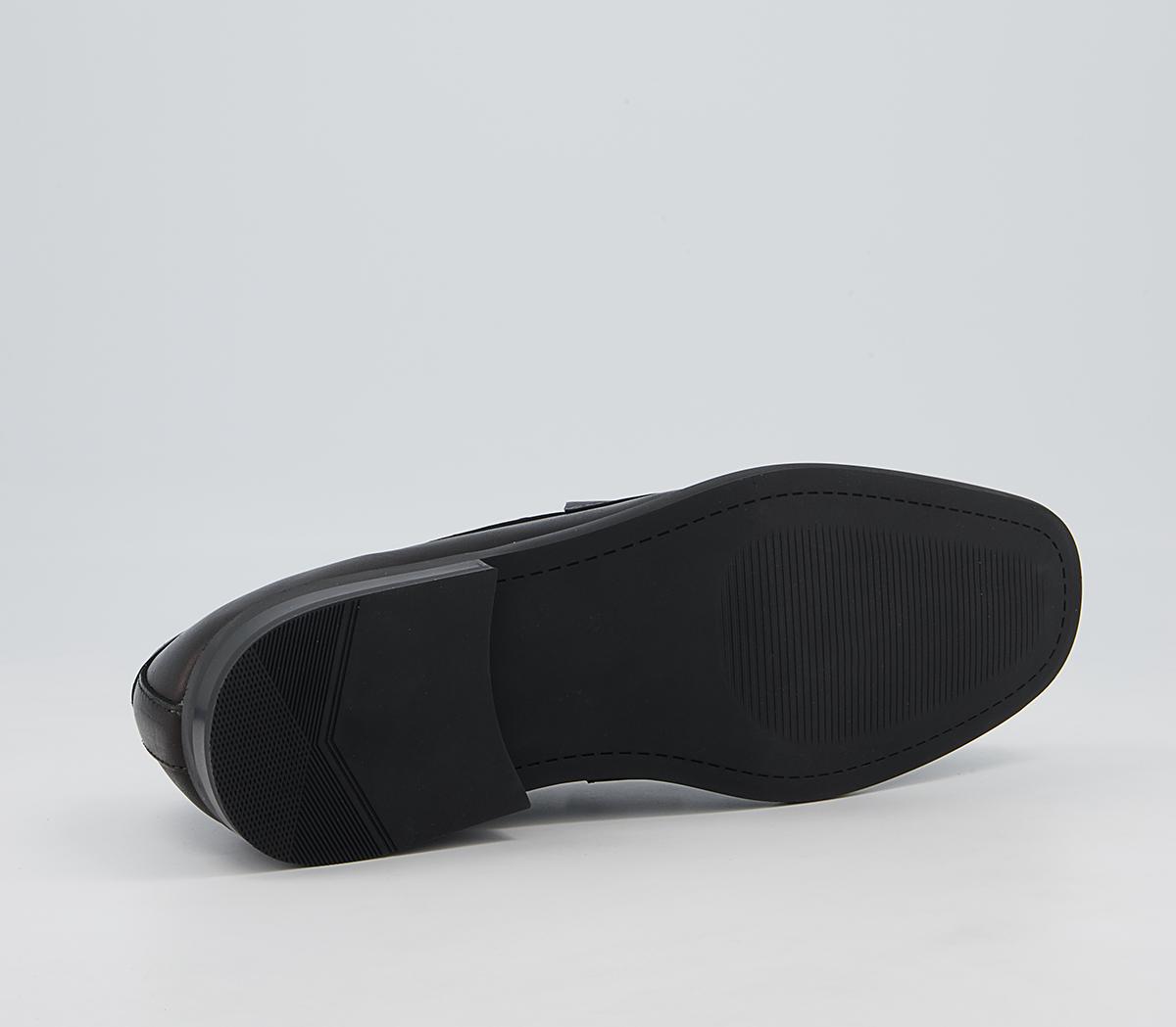 Office Marrakesh Square Toe Saddle Loafers Office Marrakesh Square Toe Saddle Loafers Black
