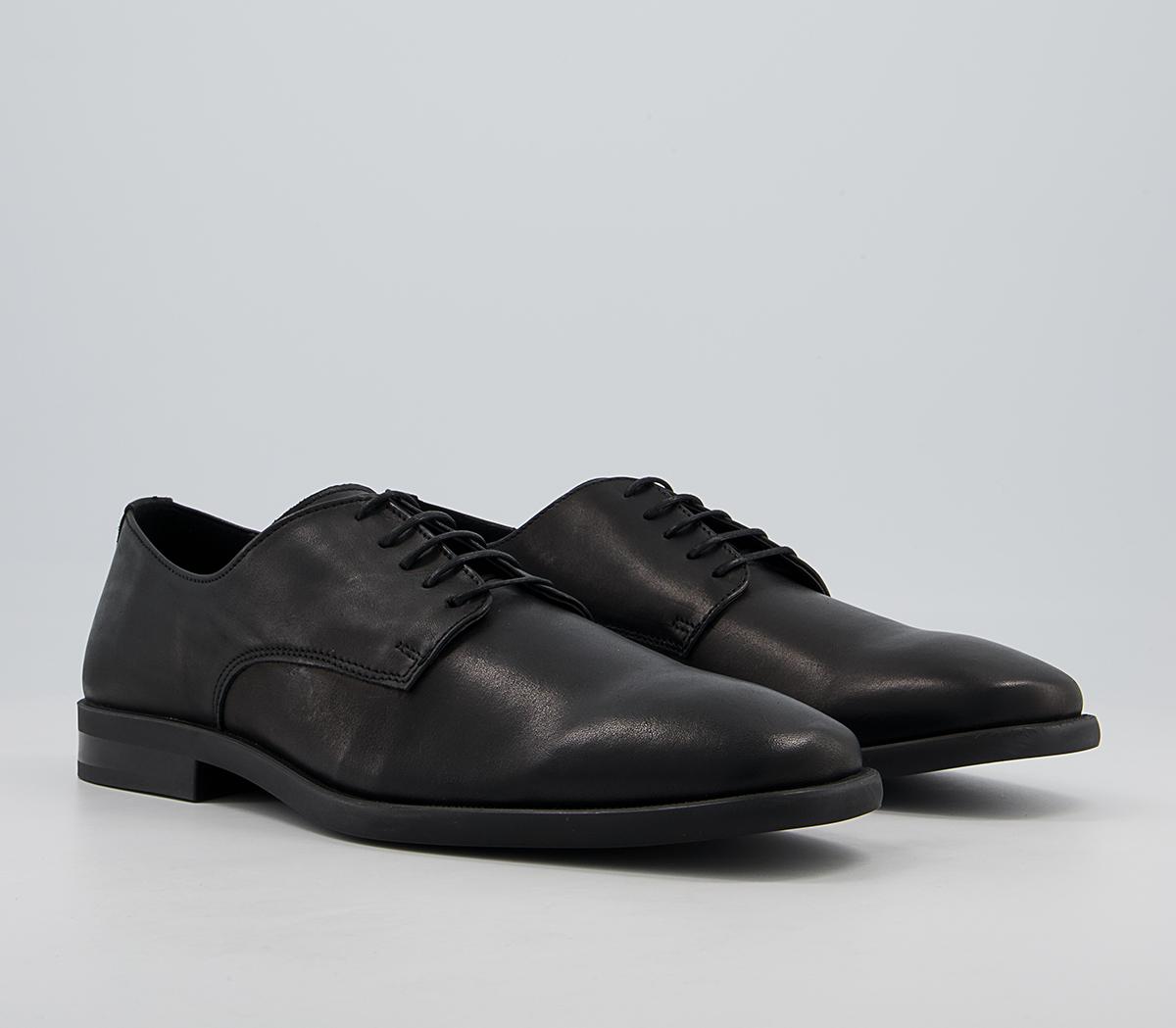 Office Muscat Square Toe High Shine Derby Shoes Office Muscat Square Toe High Shine Derby Shoes Black High Shine