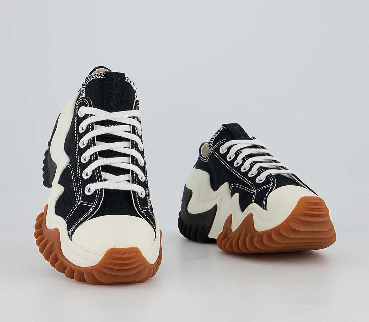 ConverseRun Star Motion Ox Platform TrainersBlack White