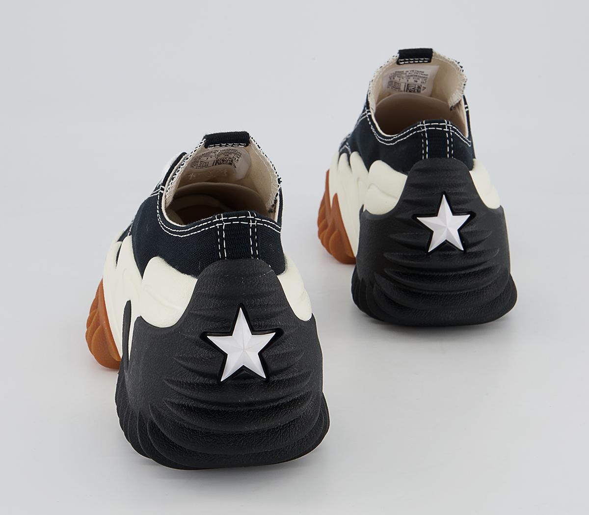 ConverseRun Star Motion Ox Platform TrainersBlack White