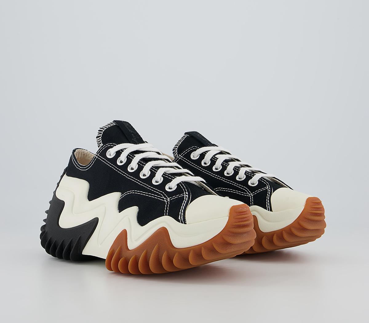 ConverseRun Star Motion Ox Platform TrainersBlack White