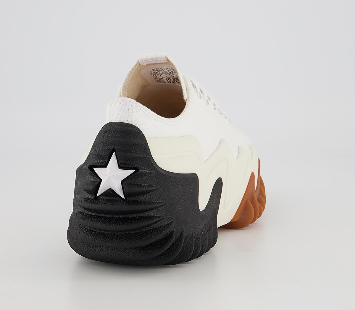 Converse Run Star Motion Ox Platform Trainers Converse Run Star Motion Ox Platform Trainers White Black Egret