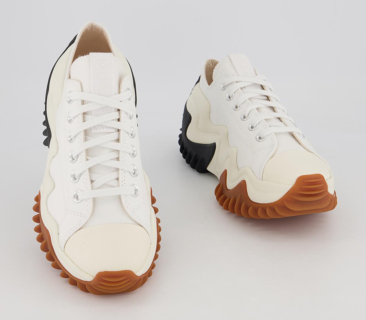 Converse Run Star Motion Ox Platform Trainers Converse Run Star Motion Ox Platform Trainers White Black Egret
