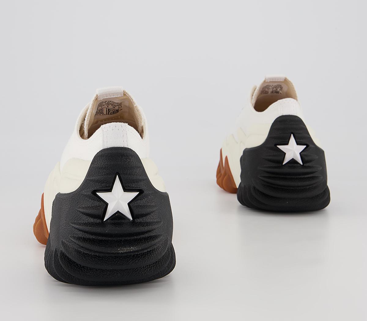 Converse Run Star Motion Ox Platform Trainers Converse Run Star Motion Ox Platform Trainers White Black Egret
