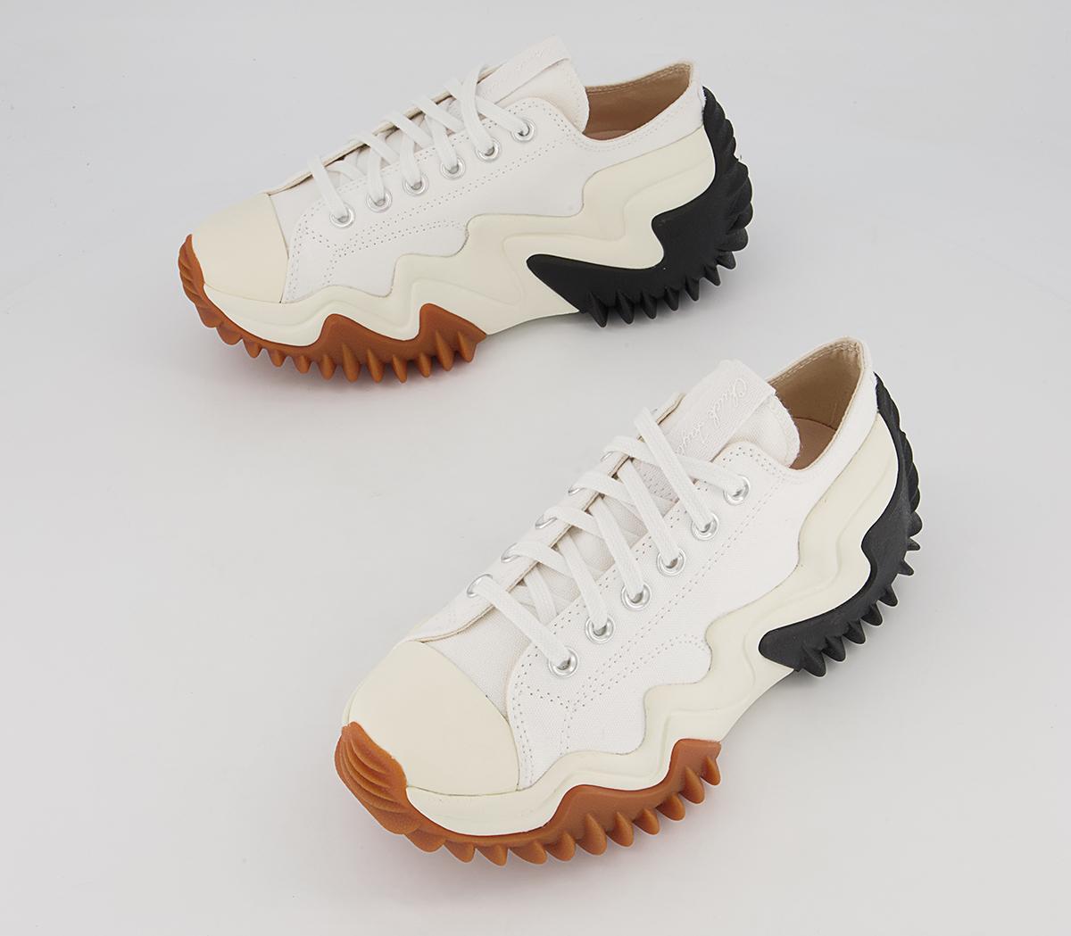 Converse Run Star Motion Ox Platform Trainers Converse Run Star Motion Ox Platform Trainers White Black Egret