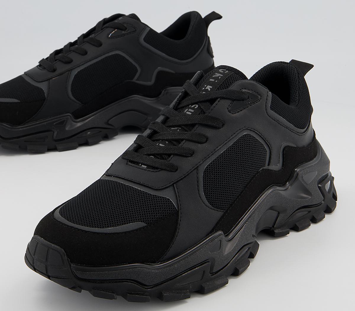 Oki Kutsu Cabo Oki Chunky Runner Trainers Black - Men’s Casual Trainers