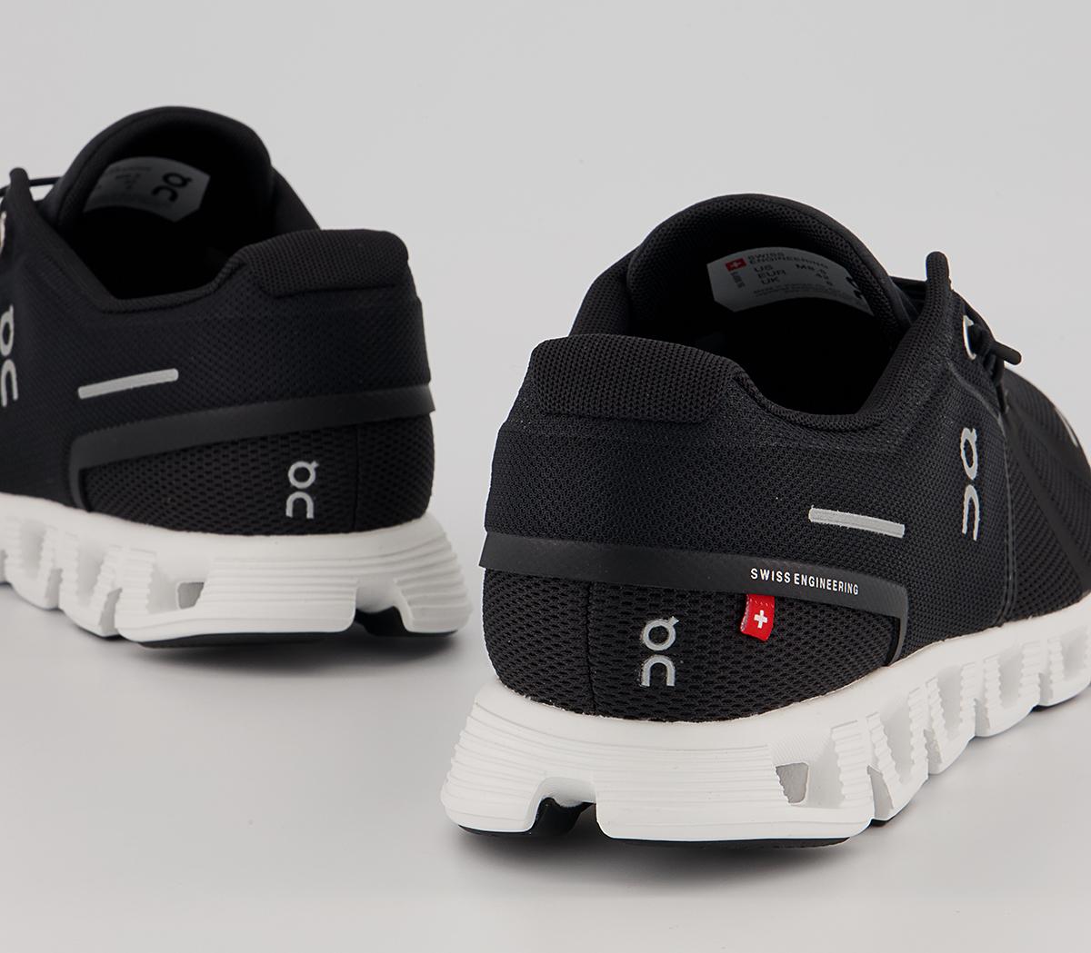 On Running Cloud 5 Trainers On Running Cloud 5 Trainers Black White