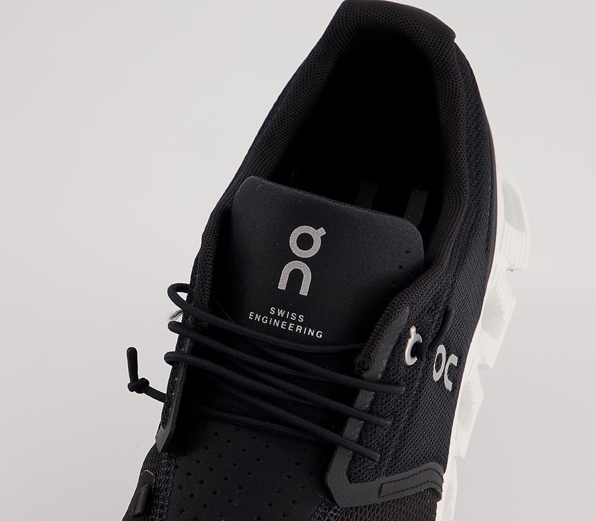 On Running Cloud 5 Trainers On Running Cloud 5 Trainers Black White