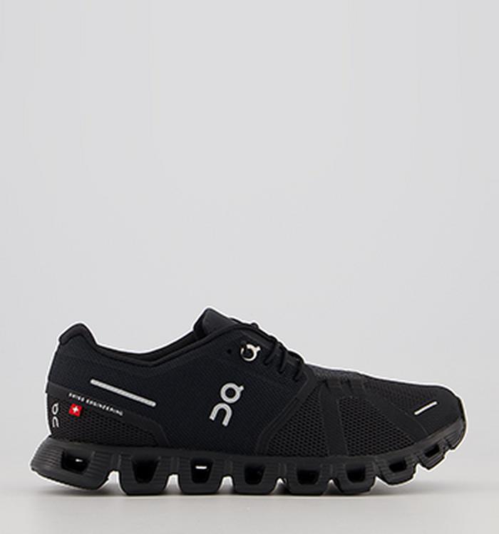 On Running Cloud 5 Trainers All Black F