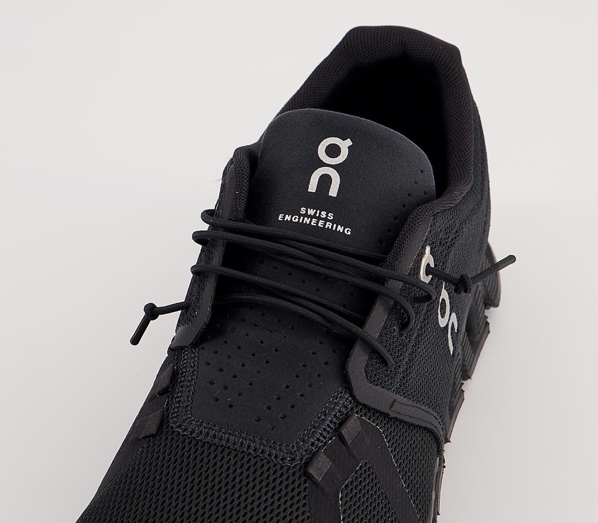 On Running Cloud 5 Trainers All Black - Women's Trainers