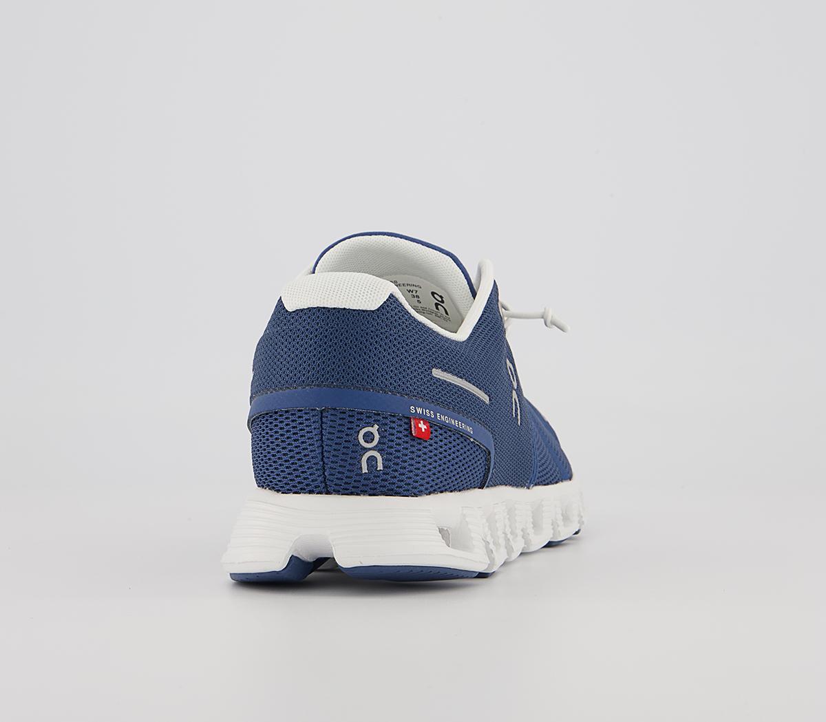 On Running Cloud 5 Trainers On Running Cloud 5 Trainers Denim White