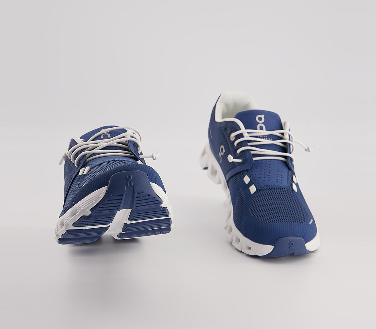 On Running Cloud 5 Trainers On Running Cloud 5 Trainers Denim White