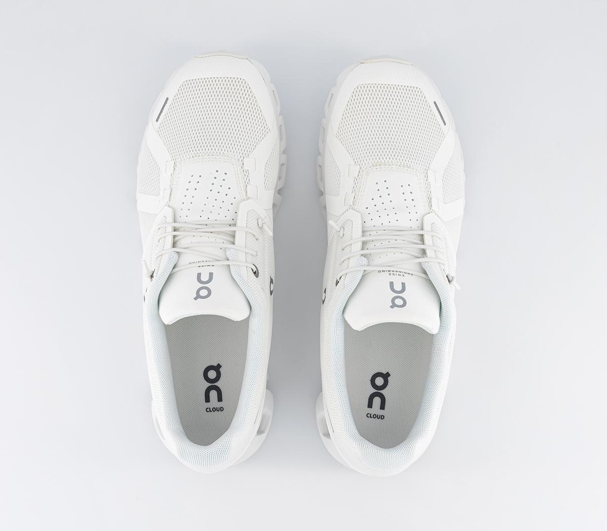 OnCloud 5 Trainers Undyed White White