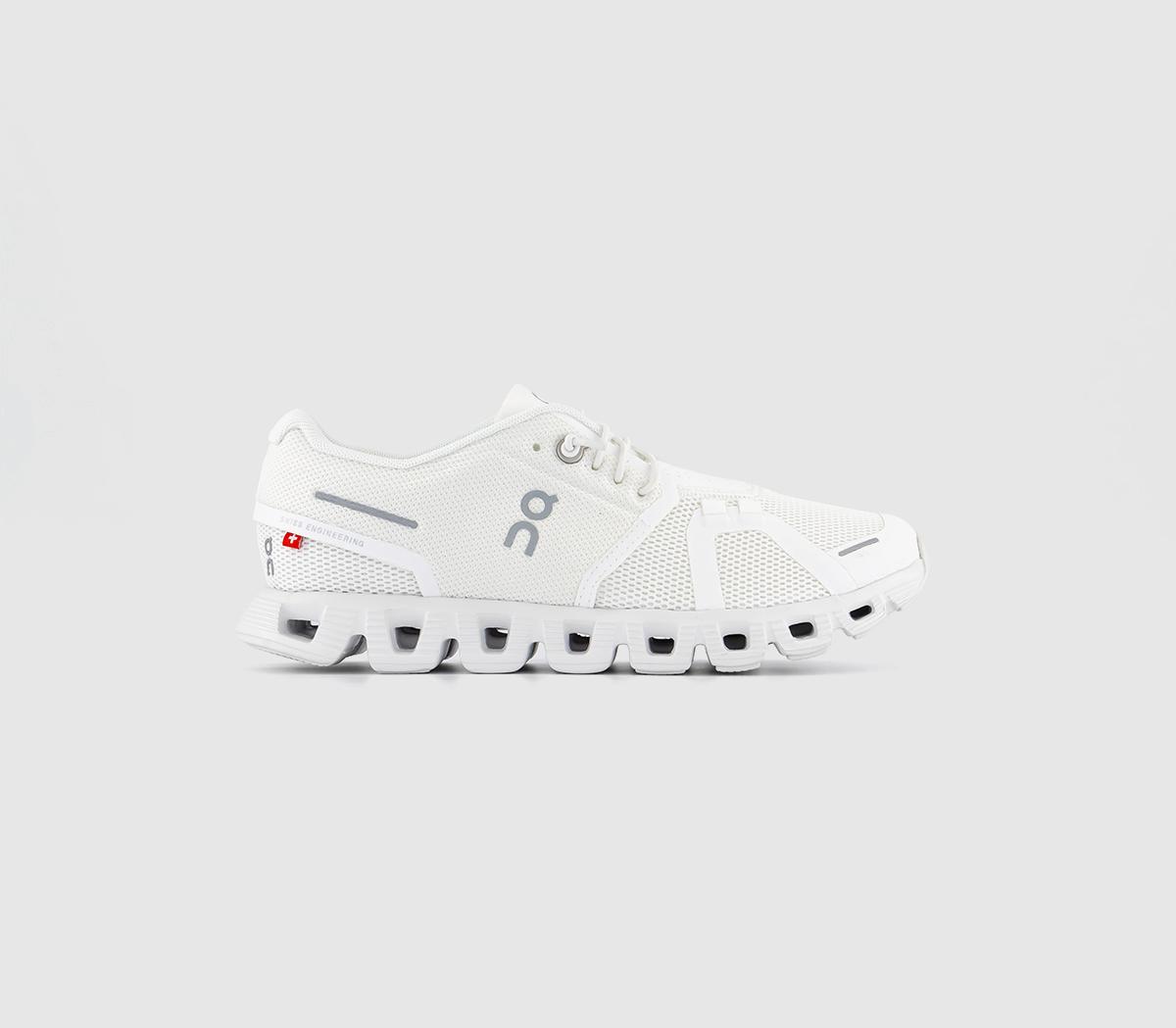 On RunningCloud 5 Trainers Undyed White White F