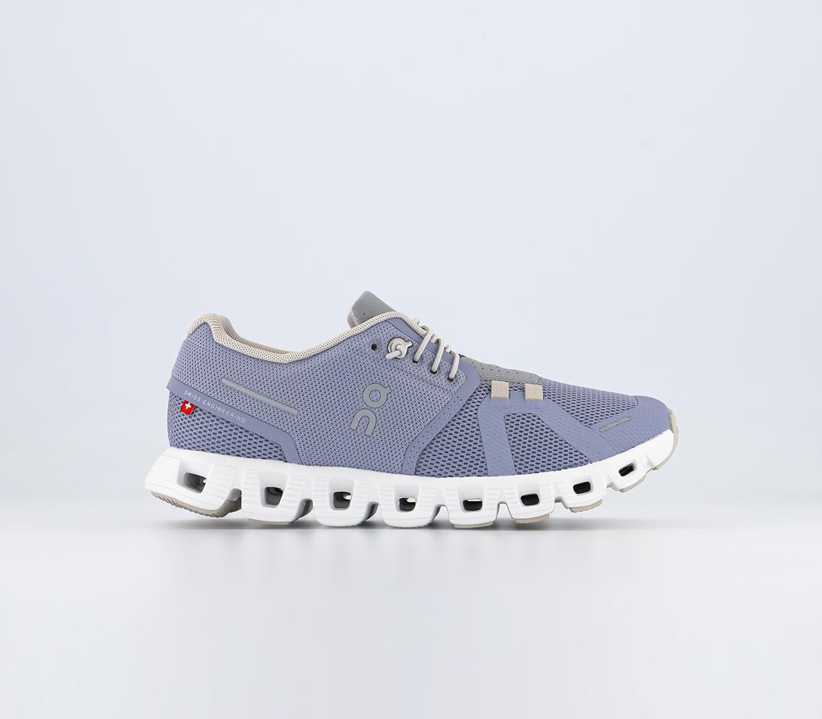 On Running Cloud 5 Trainers Nimbus Alloy F - Women's Trainers