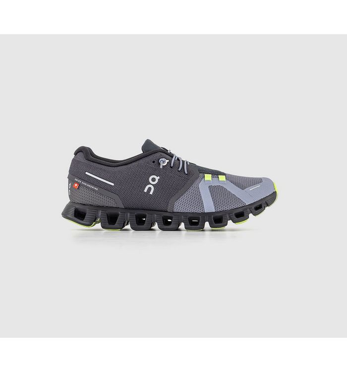 On Running Cloud 5 Trainers Magnet Fossil In Grey