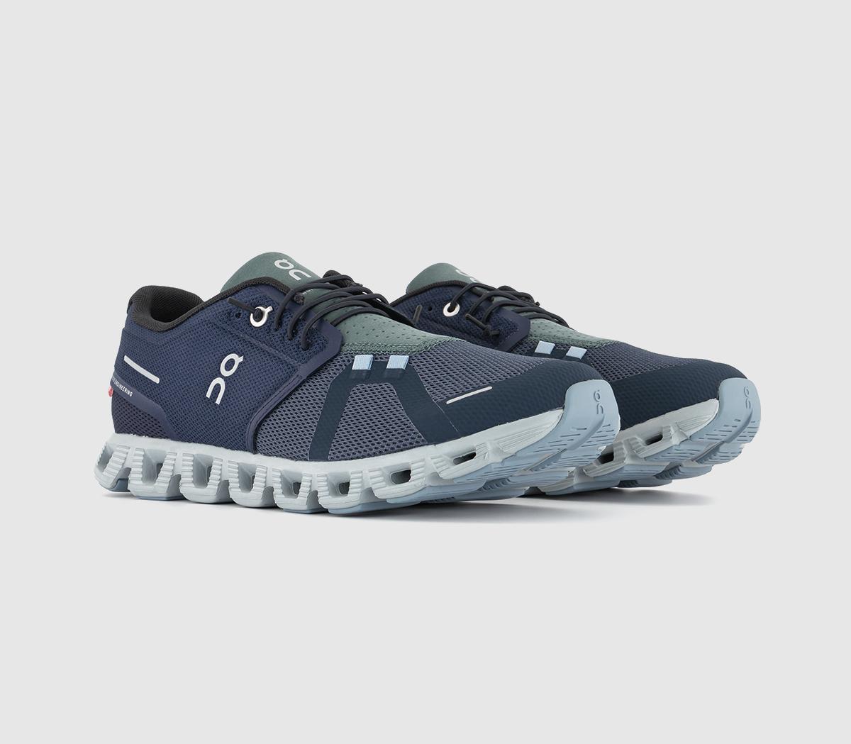 On Running Cloud 5 Trainers Midnight Navy Blue, 9.5