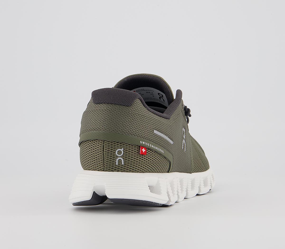 On Running Cloud 5 Trainers On Running Cloud 5 Trainers Olive White
