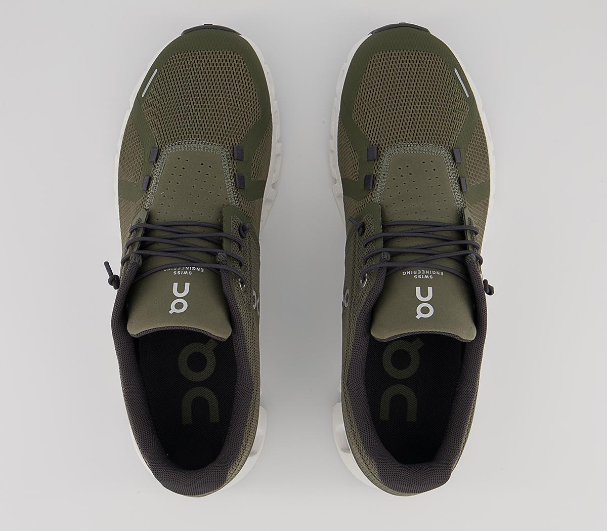 On Running Cloud 5 Trainers On Running Cloud 5 Trainers Olive White