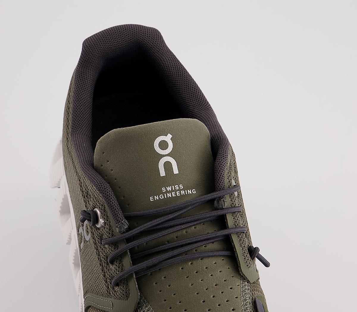 On Running Cloud 5 Trainers On Running Cloud 5 Trainers Olive White