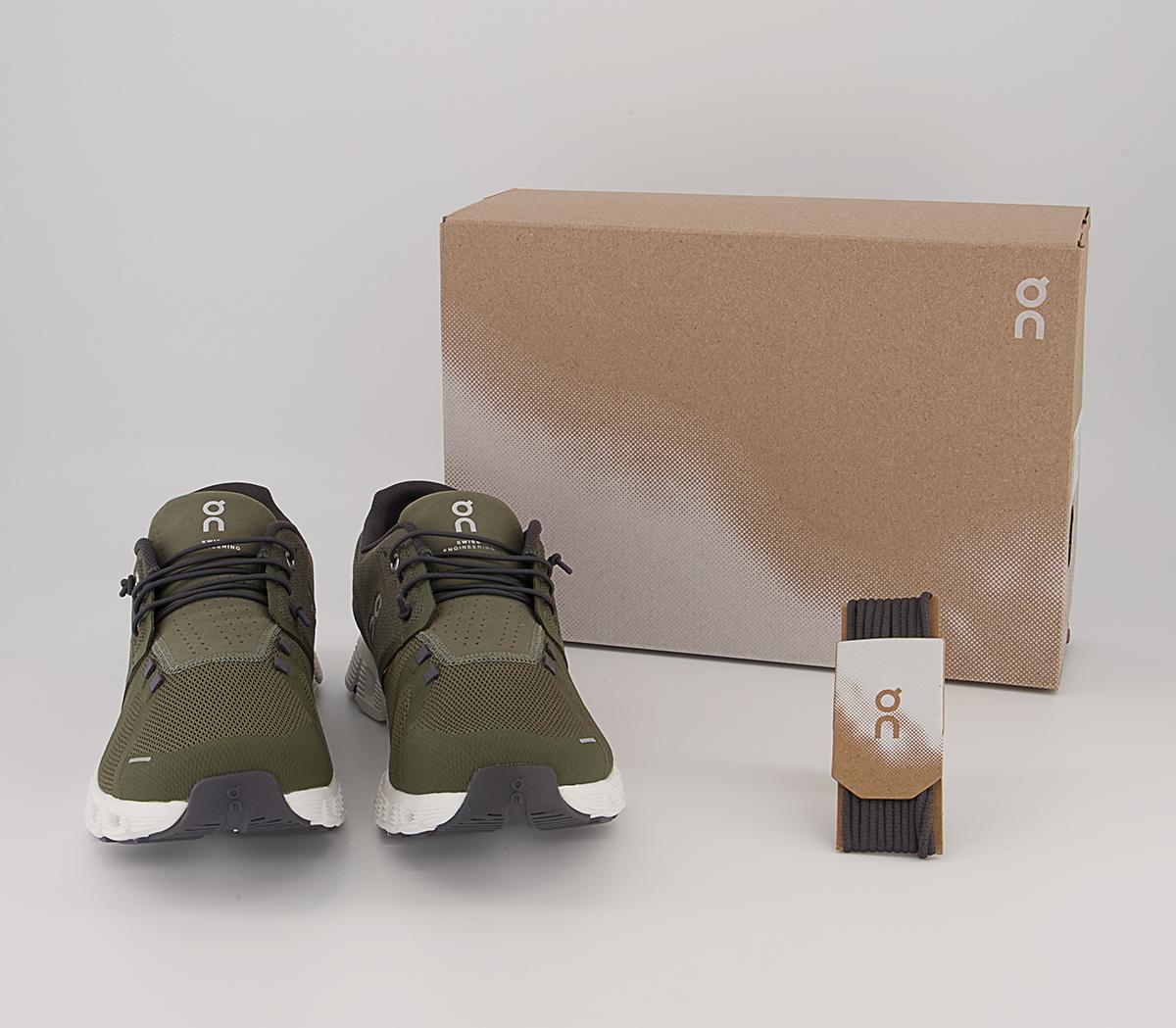 On Running Cloud 5 Trainers On Running Cloud 5 Trainers Olive White