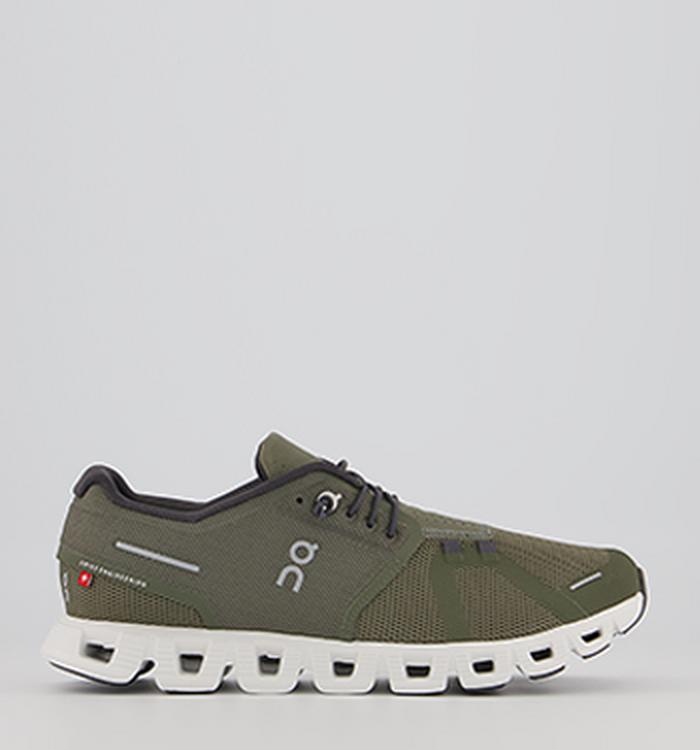 On Running Cloud 5 Trainers Olive White