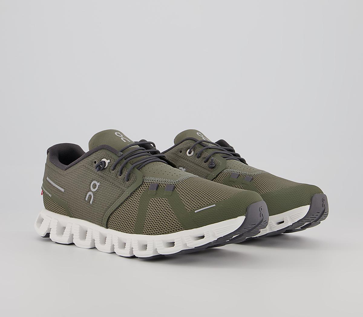 On Running Cloud 5 Trainers On Running Cloud 5 Trainers Olive White