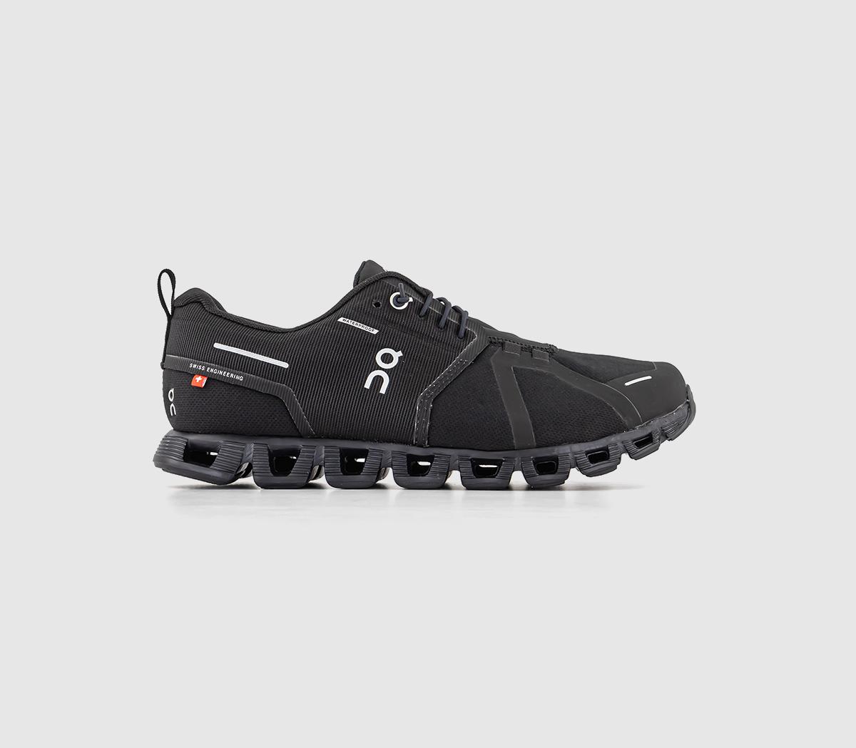 On Running Cloud 5 Waterproof Trainers All Black - Best Of Bank Holiday