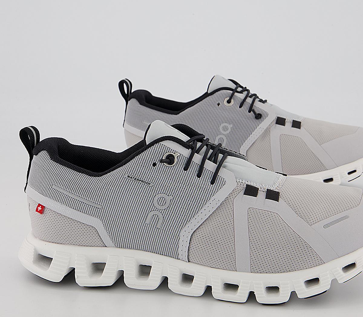 On Running Cloud 5 Waterproof Trainers On Running Cloud 5 Waterproof Trainers Glacier White F