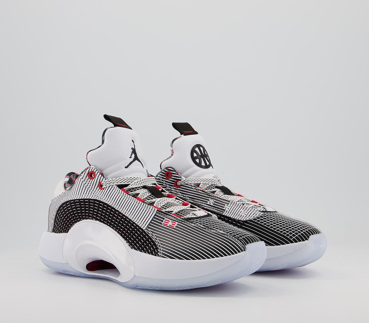 Jordan Air Jordan Xxxv Low Q54 Trainers Jordan Air Jordan Xxxv Low Q54 Trainers White Black University Red