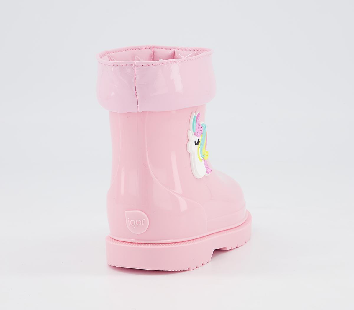 Igor Bimbi Ankle Wellies Igor Bimbi Ankle Wellies Rosa Unicorn