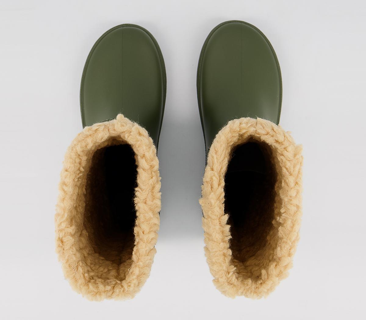Igor Splash Shearling Lined Welly Boots Igor Splash Shearling Lined Welly Boots Khaki