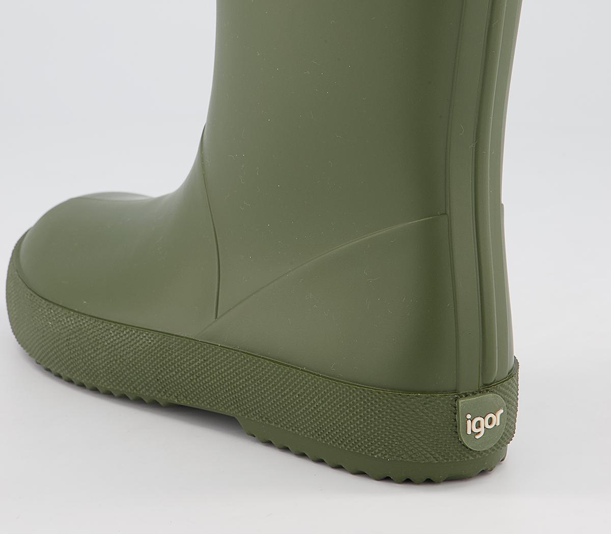 Igor Splash Shearling Lined Welly Boots Igor Splash Shearling Lined Welly Boots Khaki