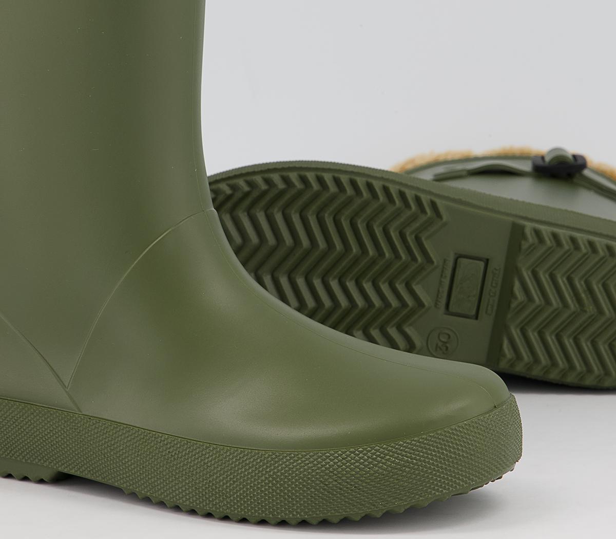 Igor Splash Shearling Lined Welly Boots Igor Splash Shearling Lined Welly Boots Khaki