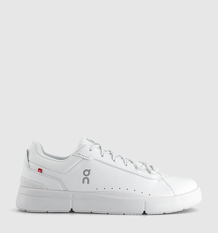 ON The Roger Advantage Trainers White White White