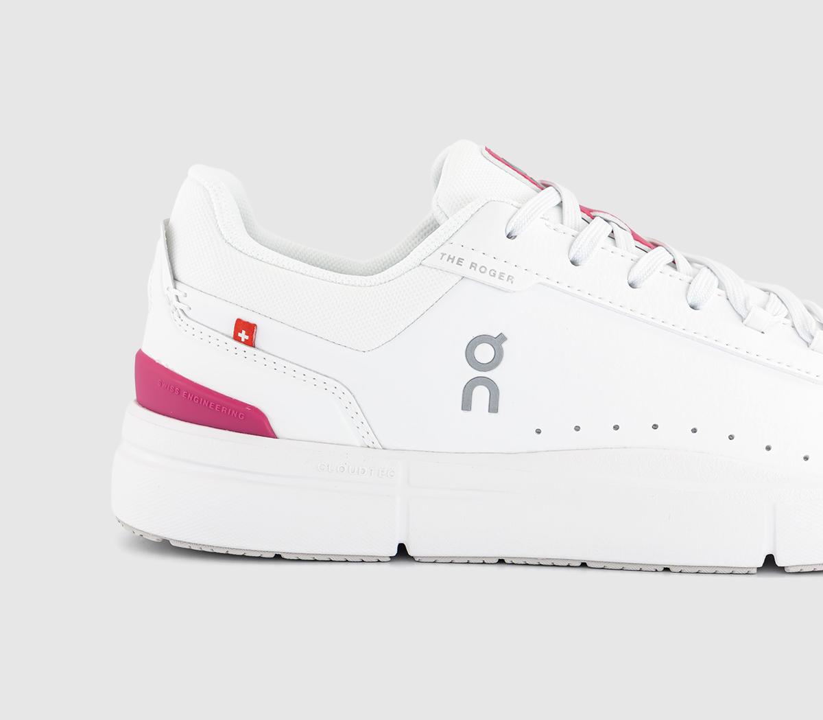 ON The Roger Advantage Trainers White Pink F - Women's Trainers