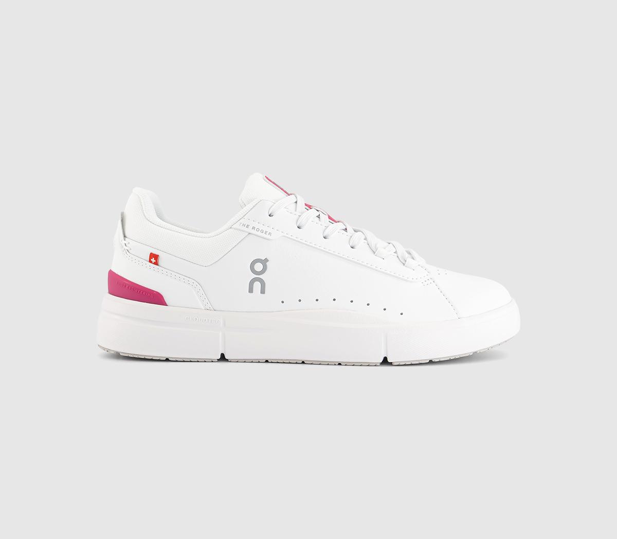 ONThe Roger Advantage TrainersWhite Pink F