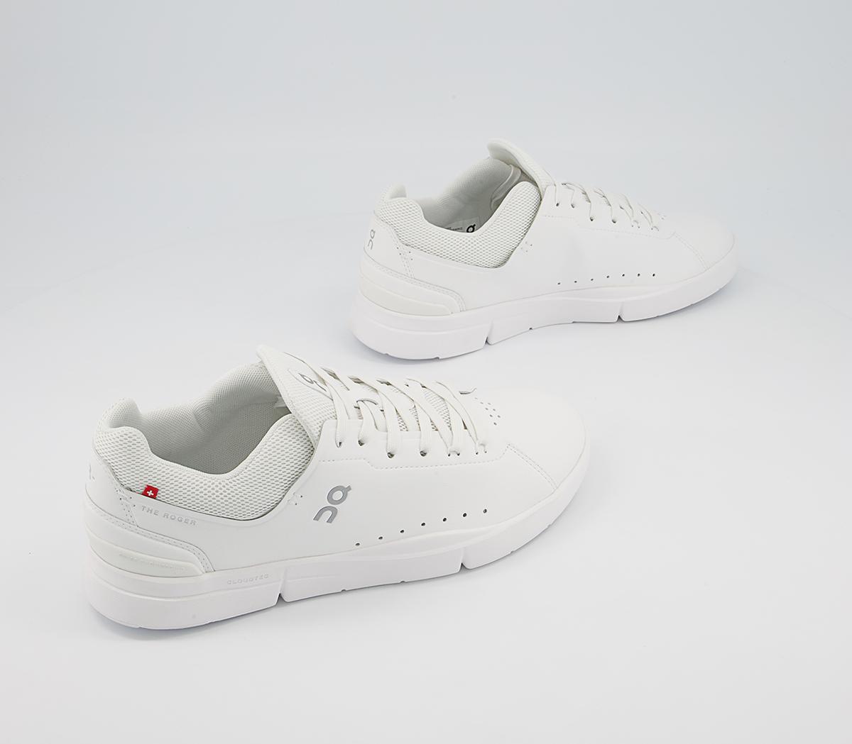 On Running The Roger Advantage Trainers On Running The Roger Advantage Trainers All White