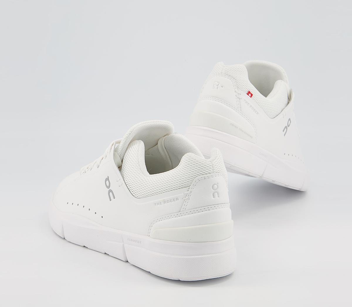 On Running The Roger Advantage Trainers On Running The Roger Advantage Trainers All White F