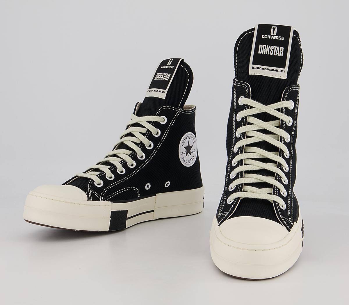 Rick Owens Turbodrk Hi Trainers Rick Owens Turbodrk Hi Trainers Rick Owens X Converse Black