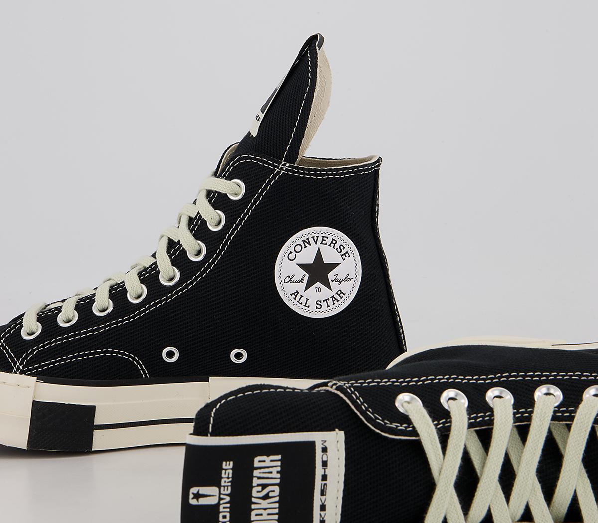 Rick Owens Turbodrk Hi Trainers Rick Owens Turbodrk Hi Trainers Rick Owens X Converse Black