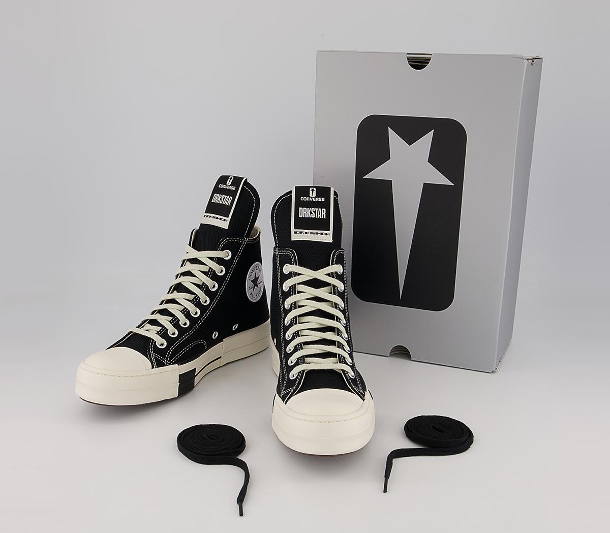 Rick Owens Turbodrk Hi Trainers Rick Owens Turbodrk Hi Trainers Rick Owens X Converse Black