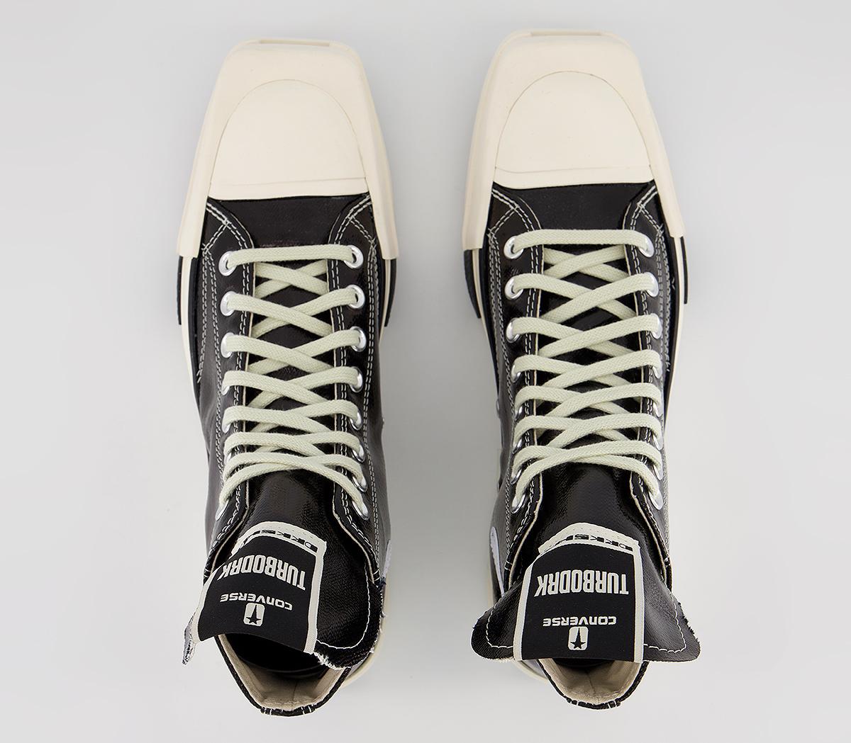 Rick Owens Turbodrk Hi Trainers Rick Owens Turbodrk Hi Trainers Rick Owens X Converse Black White