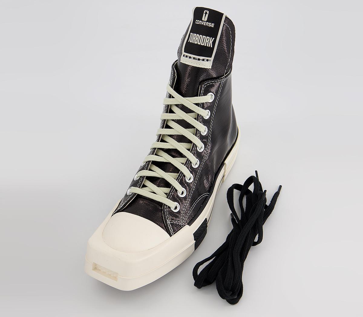 Rick Owens Turbodrk Hi Trainers Rick Owens Turbodrk Hi Trainers Rick Owens X Converse Black White