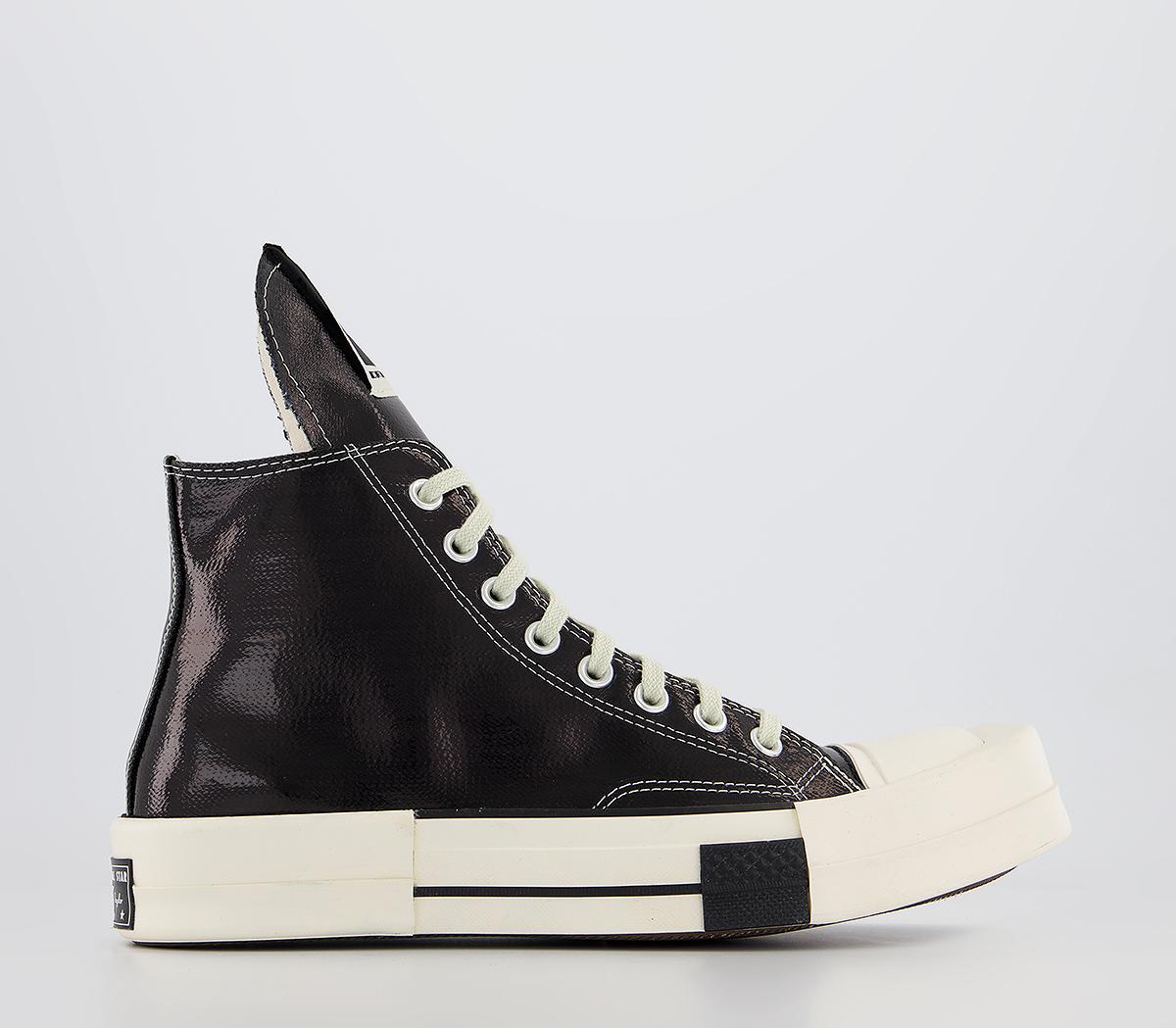 Rick OwensTurbodrk Hi TrainersRick Owens X Converse Black White