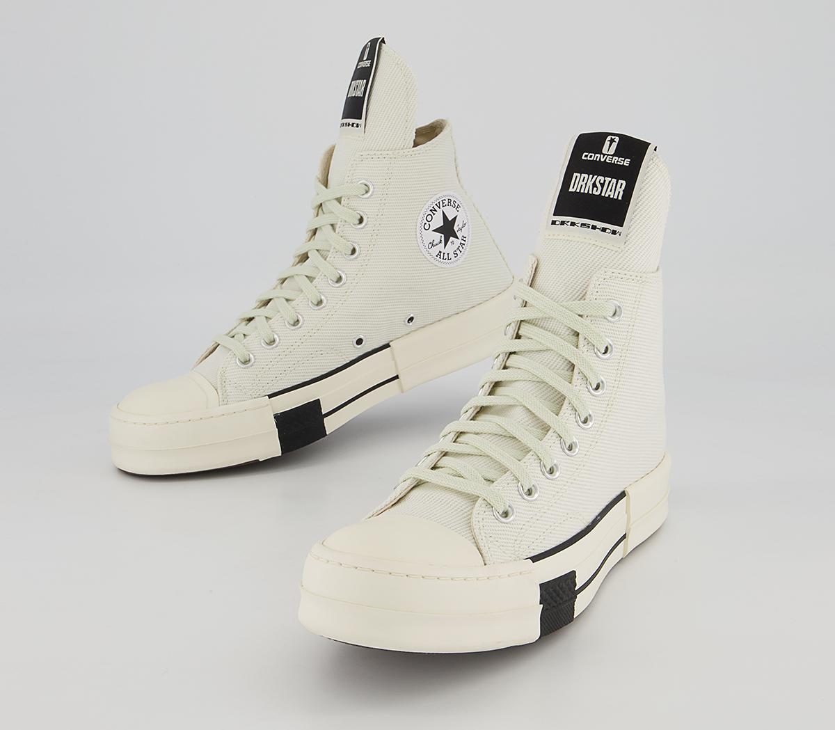 Rick Owens Turbodrk Hi Trainers Rick Owens Turbodrk Hi Trainers Rick Owens X Converse White
