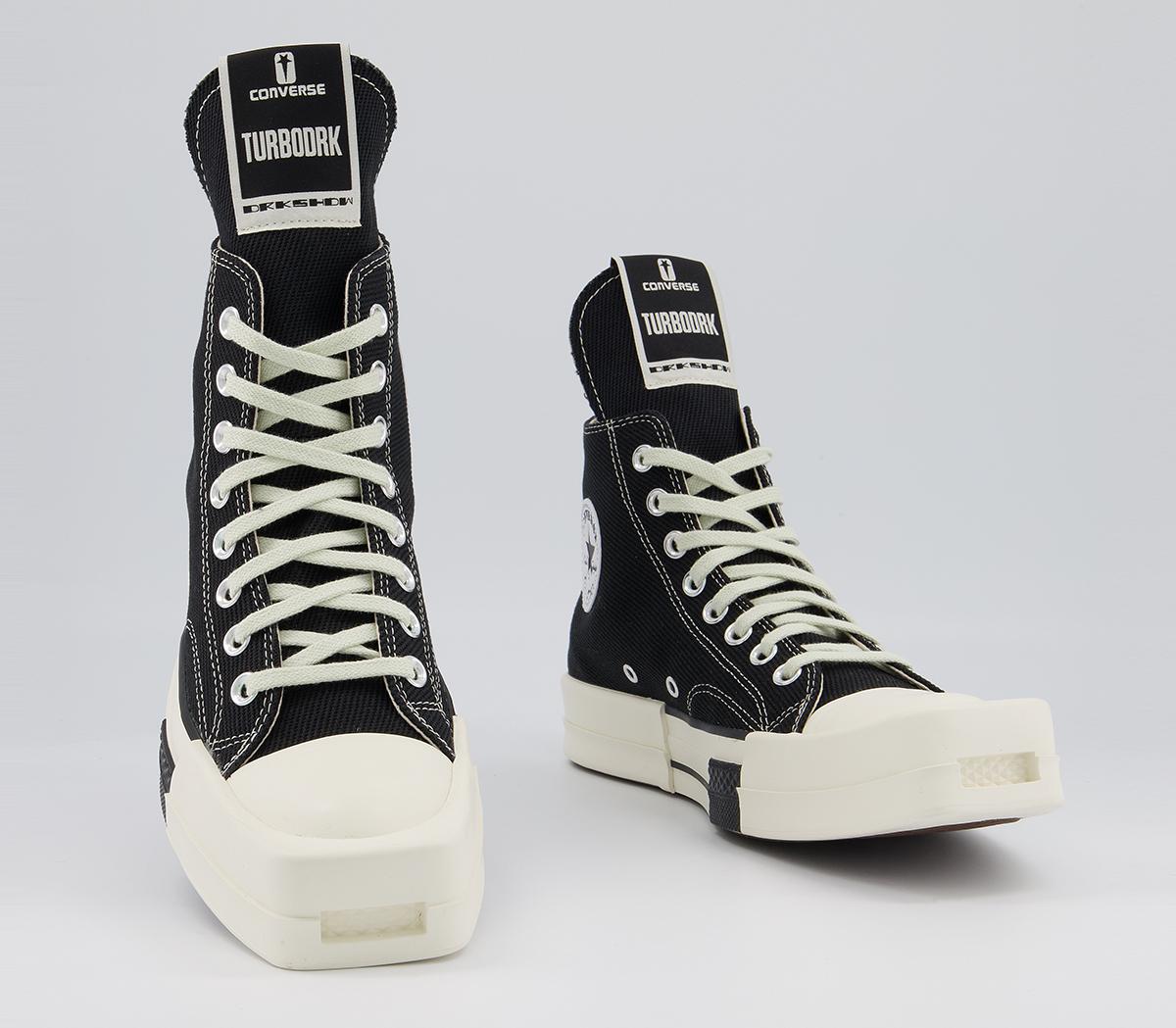 Rick Owens Turbodrk Hi Trainers Rick Owen X Converse - Converse