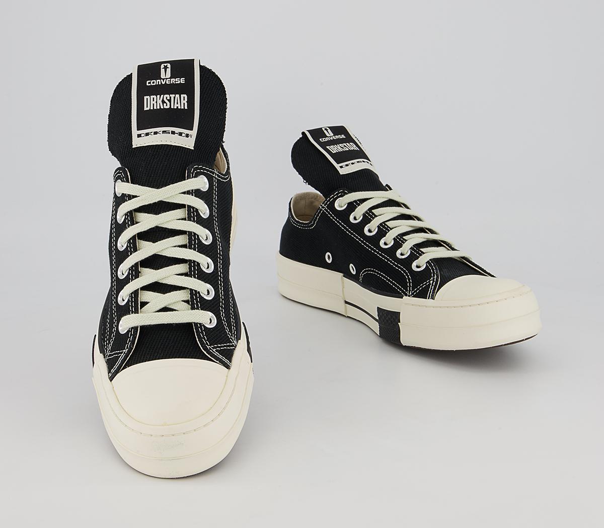 Rick Owens Turbodrk Ox Trainers Rick Owens Turbodrk Ox Trainers Rick Owens X Converse Black