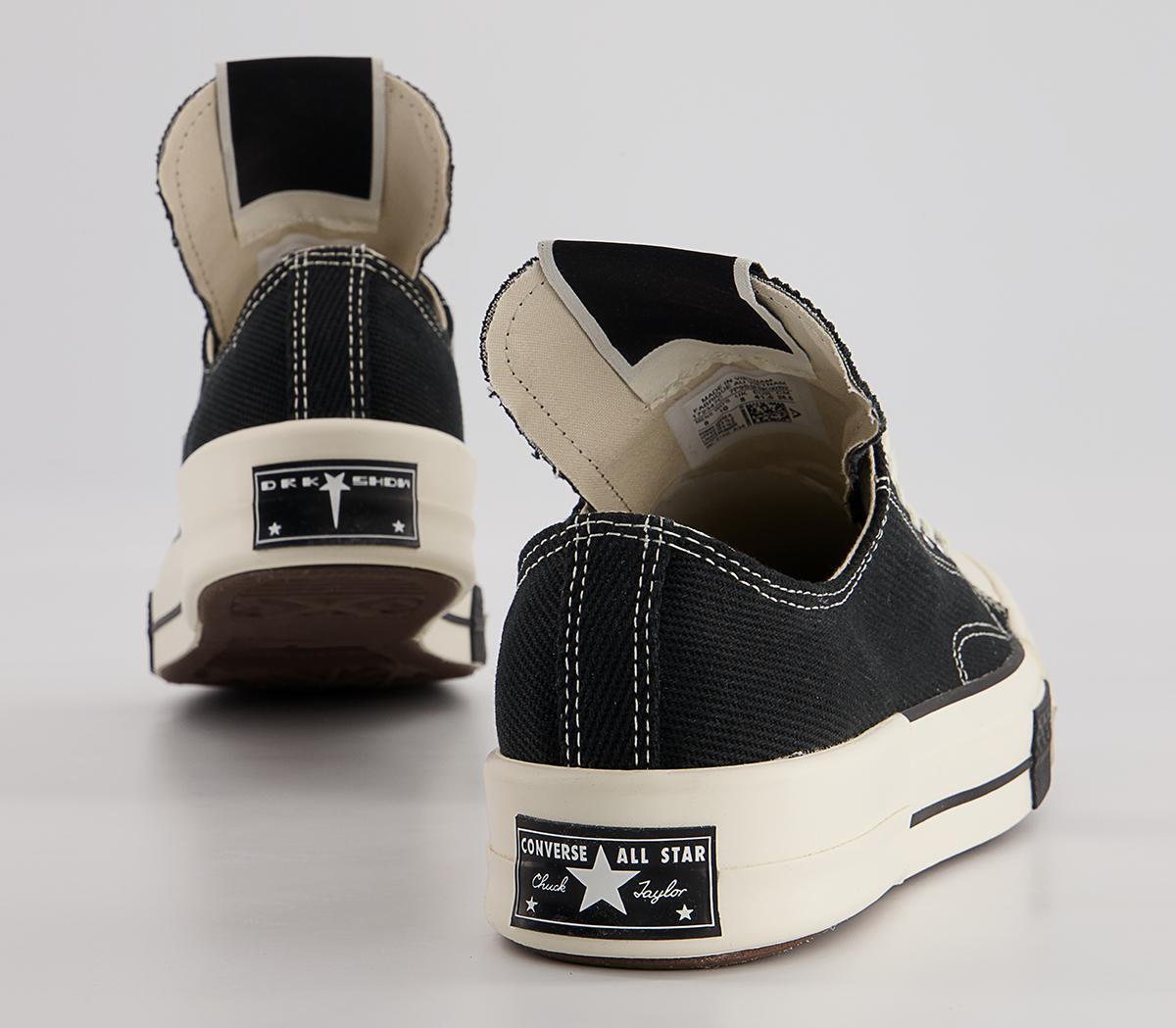 Rick Owens Turbodrk Ox Trainers Rick Owens Turbodrk Ox Trainers Rick Owens X Converse Black
