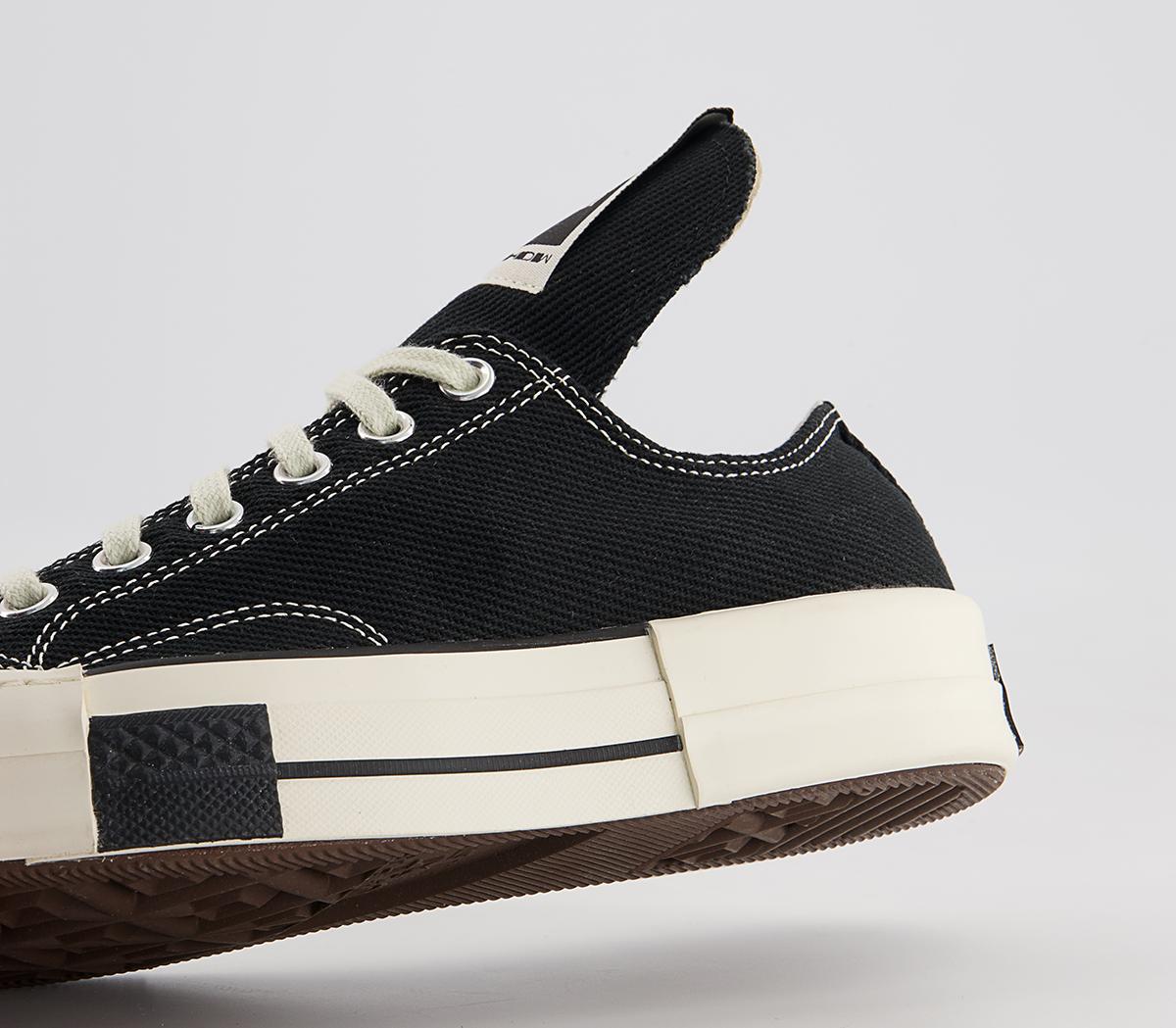 Rick Owens Turbodrk Ox Trainers Rick Owens Turbodrk Ox Trainers Rick Owens X Converse Black